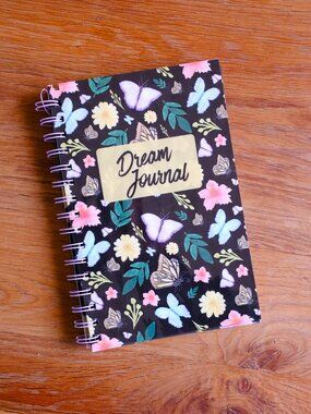 Handmade Dream Journal Bound Notebook, book, sleep, notes, gift, flowers